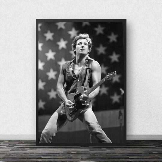 Discover Bruce Springsteen Music Poster, Home Decor