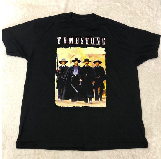 Discover Vintage Tombstone 1993 Western Classic Movie T-shirt