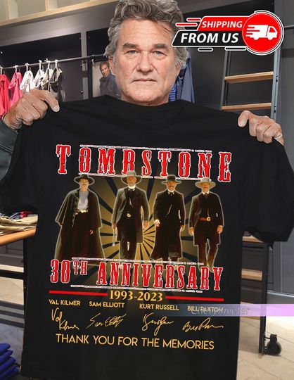 Discover Tombstone 30Th Anniversary 1993-2023 Thank You T-Shirt
