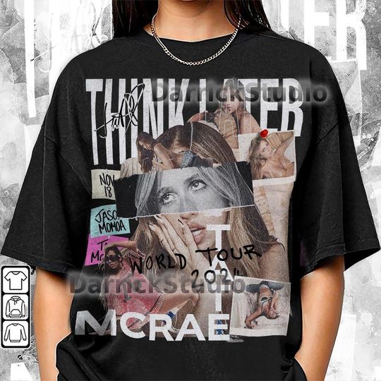Discover Tate McRae The Think Later World Tour 2024 Tour Shirt