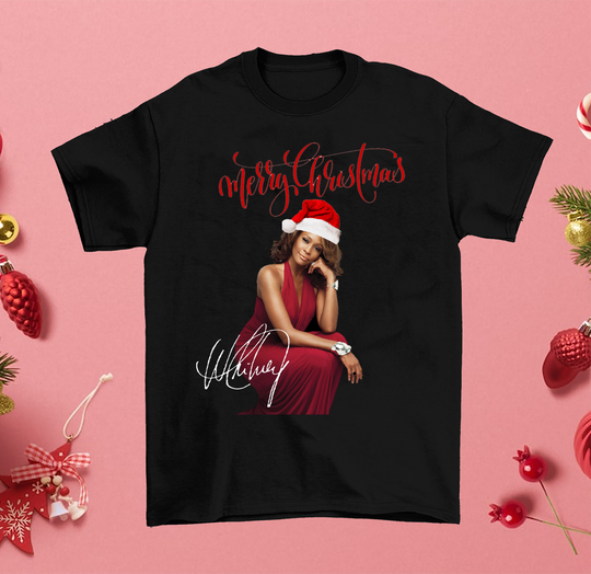 Discover Merry Christmas Whitney Houston Shirt