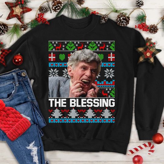 Discover The Blessing Shirt, Uncle Lewis Xmas Vacation Sweatshirt