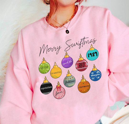 Discover Merry Swiftmas Shirt, Christmas Taylo version Shirt, Christmas tree farm Shirt