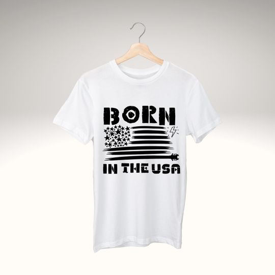 Discover Born in the USA Style T-shirt, Music Apparel