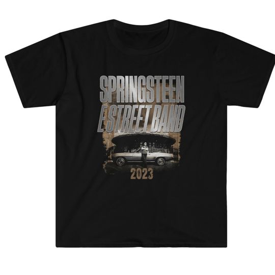 Discover Bruce Springsteen 2023 Unisex Softstyle T-Shirt
