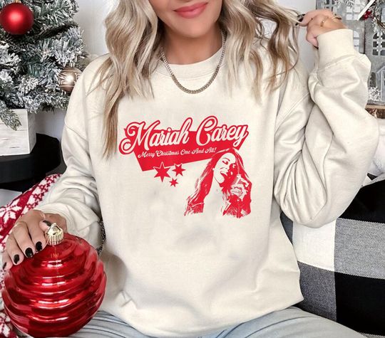 Discover Mariah Carey Merry Christmas One All Tour Stars Sweatshirt