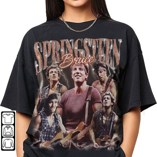 Discover Bruce Springsteen Merch Long Sleeve T-Shirt