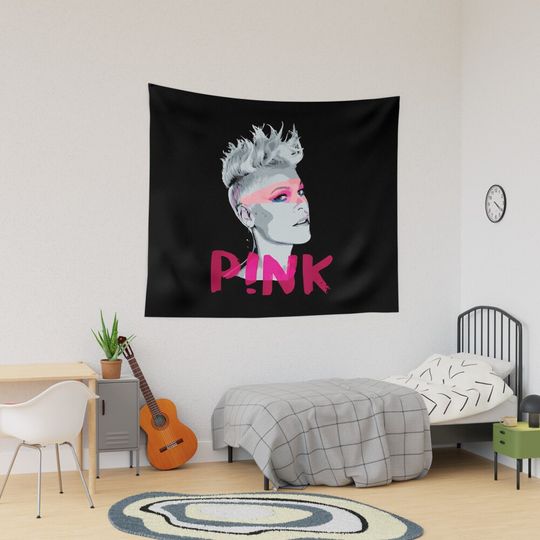 Discover Pink World Tour Tapestry