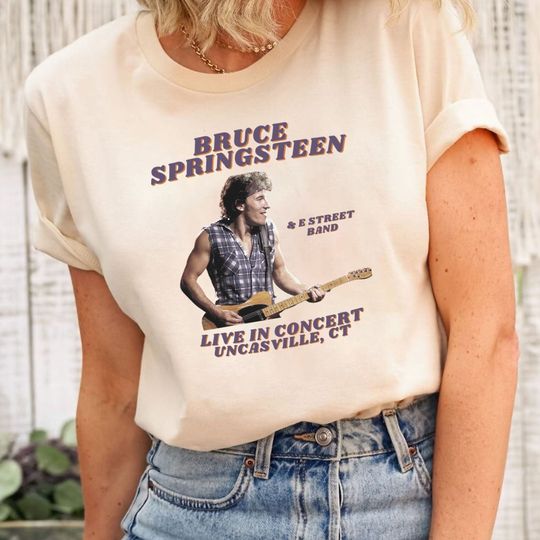 Discover Bruce Springsteen Uncasville T-Shirt, Bruce Springsteen