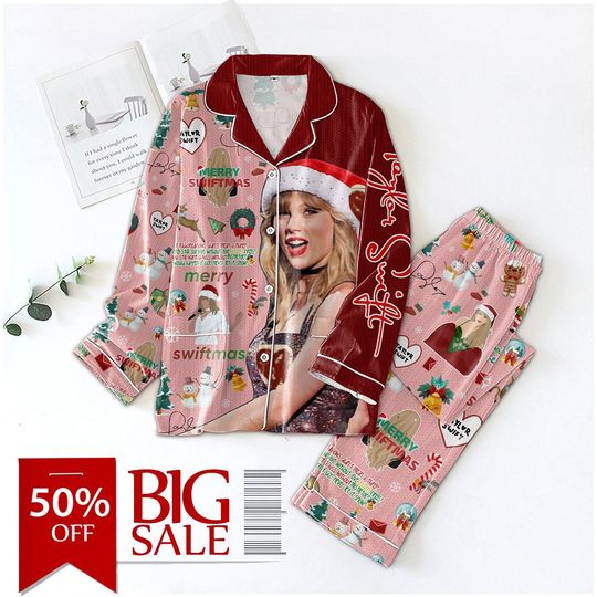 Discover Taylorr Swifts Merry Swiftmas Jingle Bell Pajamas, Taylorr Swifts version Pajamas, The Erass Tourr Pajamas