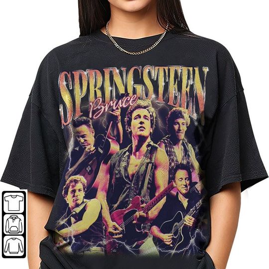 Discover Bruce Springsteen Merch Long Sleeve T-Shirt