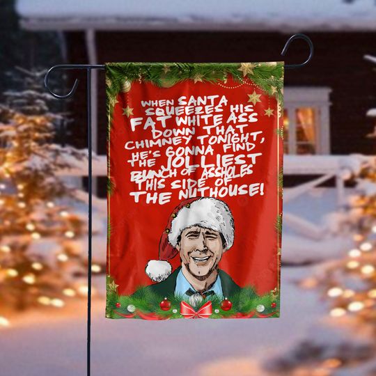 Discover Elf Merry Christmas Flag