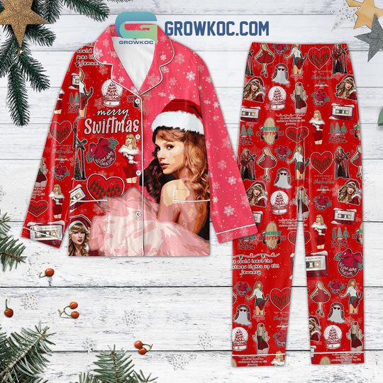 Discover Merry Swiftmas Tis The Damn Season Pajamas Set, Christmas Pajamas