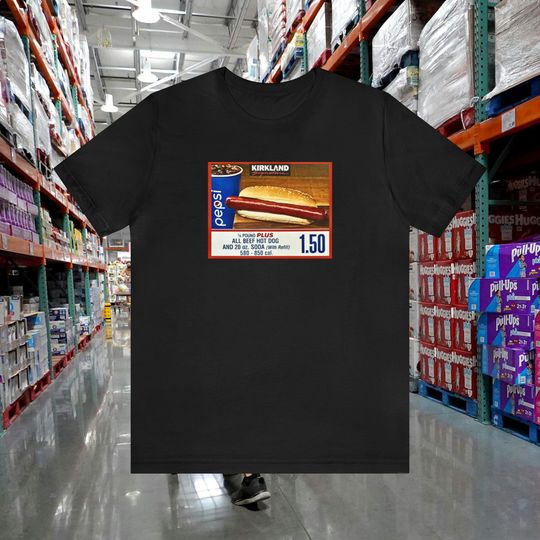 Discover Costco Kirkland Hotdog Glizzy Combo Unisex Shirt