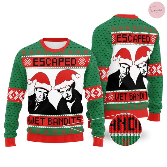 Discover Escaped Wet Bandits Ugly Christmas Sweater