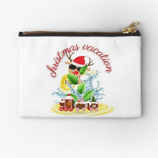 Discover Merry Christmas National Lampoon Zipper Pouch - Griswold Family Gift