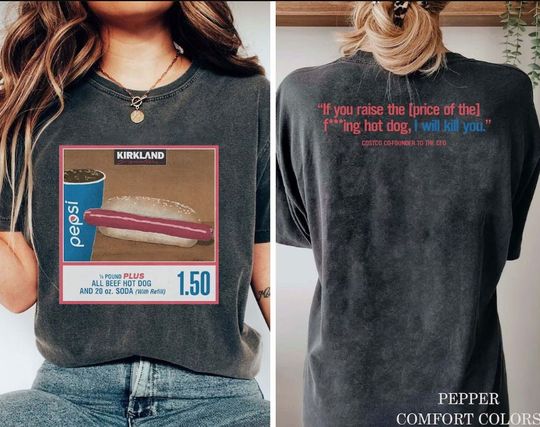 Discover Costco Kirkland Hot Dog T-Shirt - Affordable Food Tee