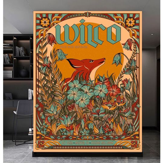 Discover Wilco October 22nd 2023 Denver CO Poster