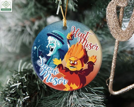 Discover Heat and Snow Miser Ornament, Snow Miser Christmas Ornament
