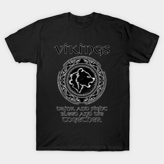 Discover Viking bear warrior berserker shield - Viking Bear Warrior Berserker - T-Shirt