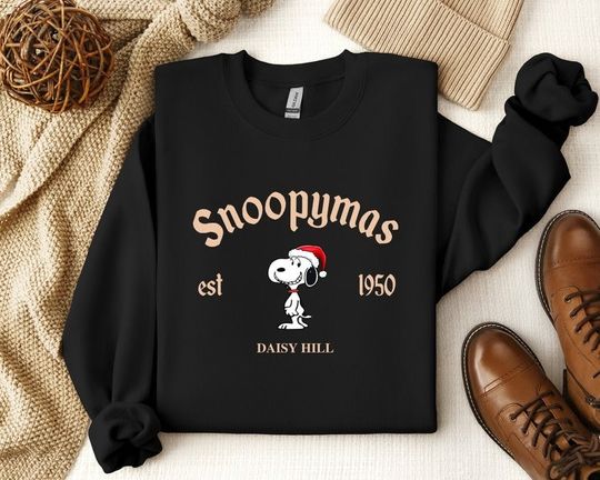 Discover Snoopy Christmas Sweatshirt, Charlie and the Snoopy Christmas