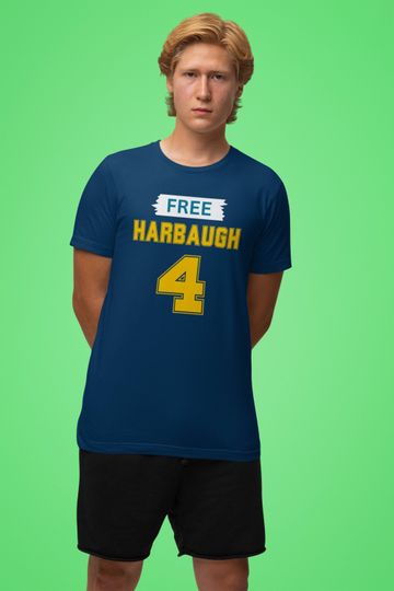Discover Free Harbaugh 4 replica of QB support at start of season shirt