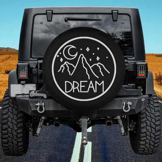 Discover Dream Adventure Circle  Spare Tire Cover