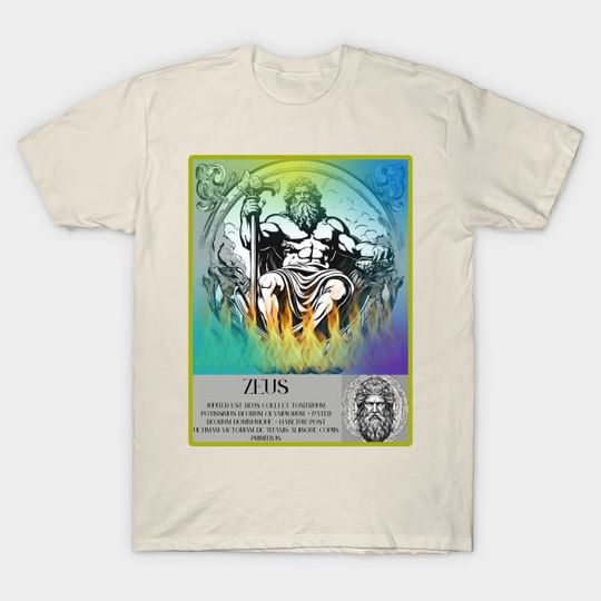 Discover Zeus Greek Mythology - Zeus God - T-Shirt