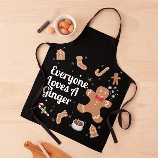 Discover Gingerbread Cookie Christmas Kitchen Apron