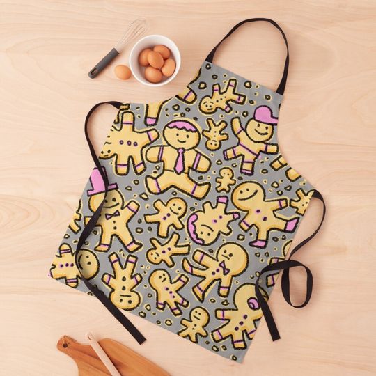 Discover Gingerbread Cookie Christmas Kitchen Apron