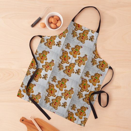 Discover Gingerbread Cookie Christmas Kitchen Apron