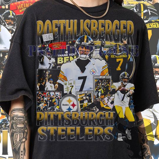 Discover Vintage 90s Graphic Style Ben Roethlisberger TShirt, Ben Roethlisberger Vintage Tee, American Football Gift