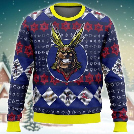 Discover Hero Anime All Might Cosplay Ugly Sweater
