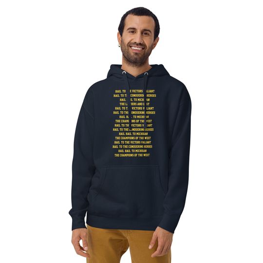 Discover Michigan Football The Victors Hoodie, University of Michigan