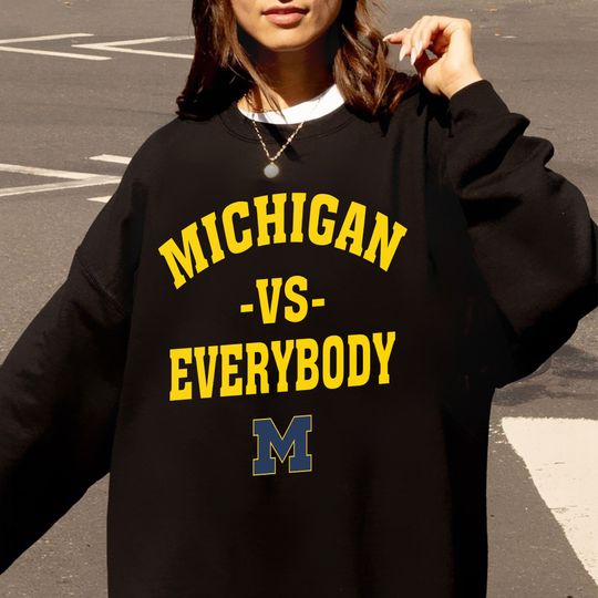 Discover Roman Wilson Michigan Vs Everybody Shirt, Sweatshirt