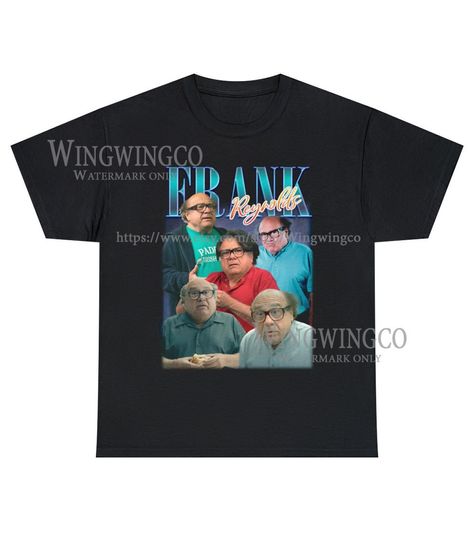 Discover Frank Reynolds Vintage Bootleg Shirt, Danny DeVito Vintage Graphic Tee