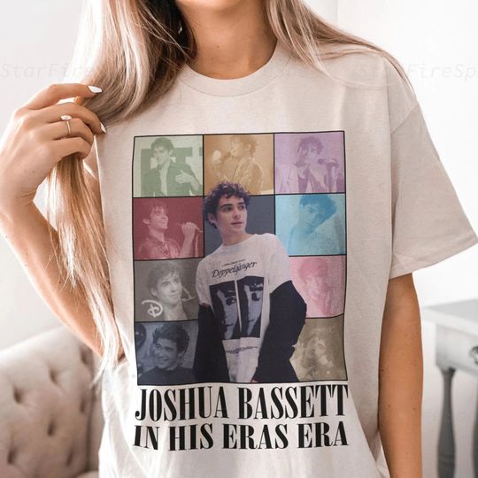 Discover Joshua Bassett in his Eras Era Shirt, Joshua Bassett Tour Shirt