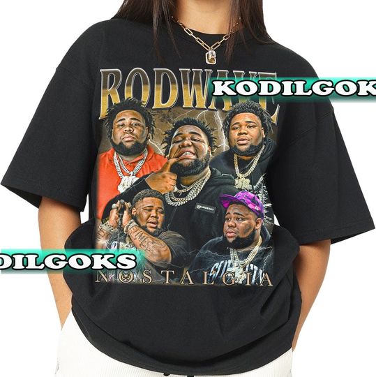 Discover Rod Wave Nostalgia 90s Rap Music Shirt