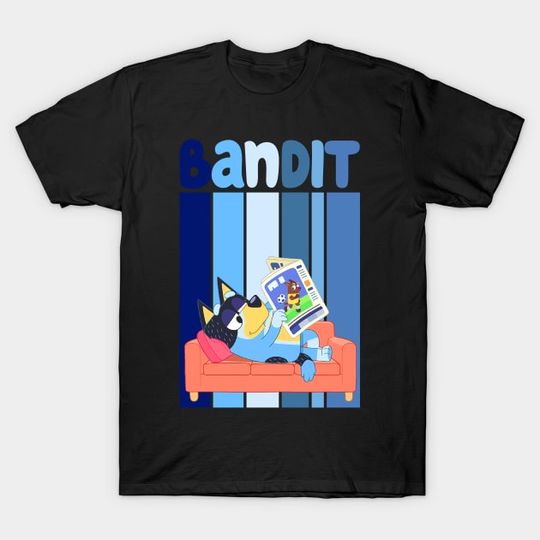 Discover Bandit Heeler - BlueyDad Cartoon - T-Shirt