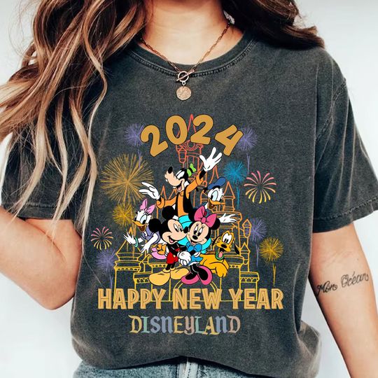 Discover Happy New Year 2024 Mouse Design