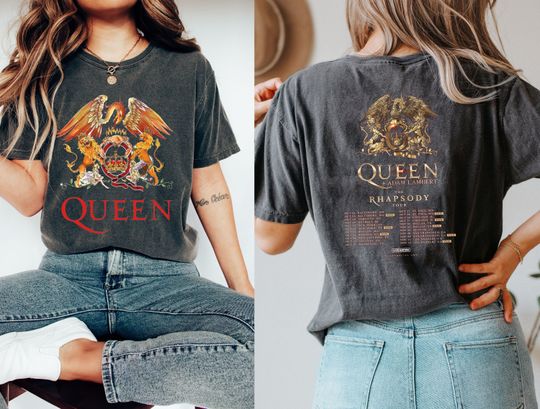 Discover Queen Adam Lambert The Rhapsody Tour 2023 T-Shirt