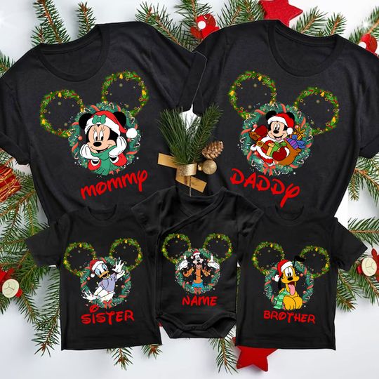 Discover Personalized Family Christmas Vacation  Christmas Mouse And Friends