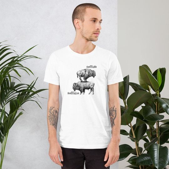 Discover Buffahi Buffalo T-Shirt, Bison Shirt, American Bison, Funny Animal Tee, Animal Pun Shirt