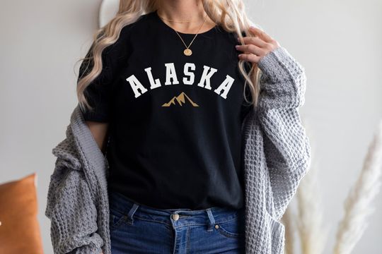 Discover Alaska Tee,Alaska Shirt, Alaska Cruise Shirt, Aesthetic Clothes Mountain Shirt