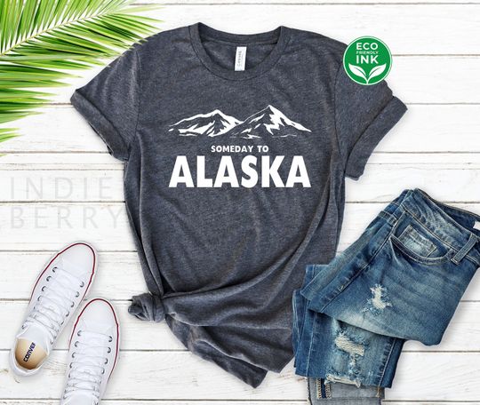 Discover Someday To Alaska Shirt Vintage Alaskan Design Alaska Mountains Shirt