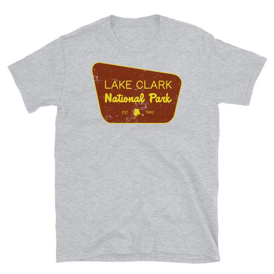 Discover US Lake Clark National Park Alaska Mount Redoubt Short-Sleeve Unisex T-Shirt