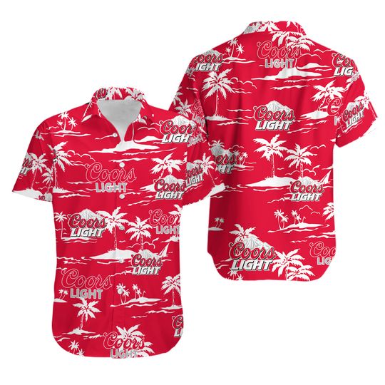 Discover CCOORS Light Beach Pattern Hawaiian Shirt