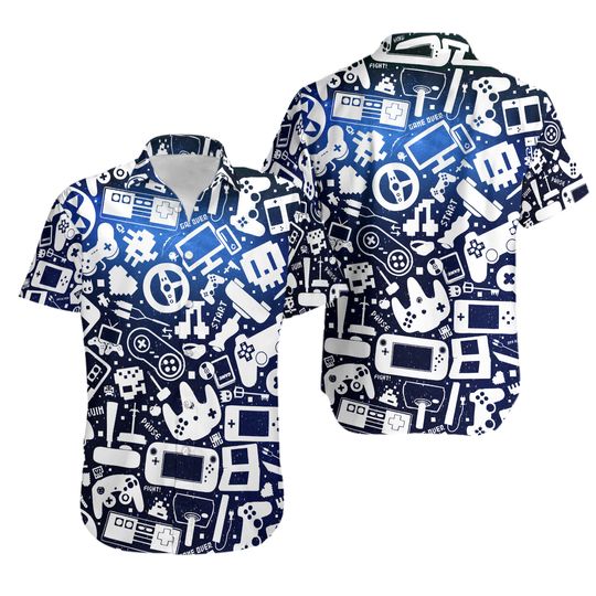 Discover Gamer Hawaiian Shirt, Gamer Beach Shirt