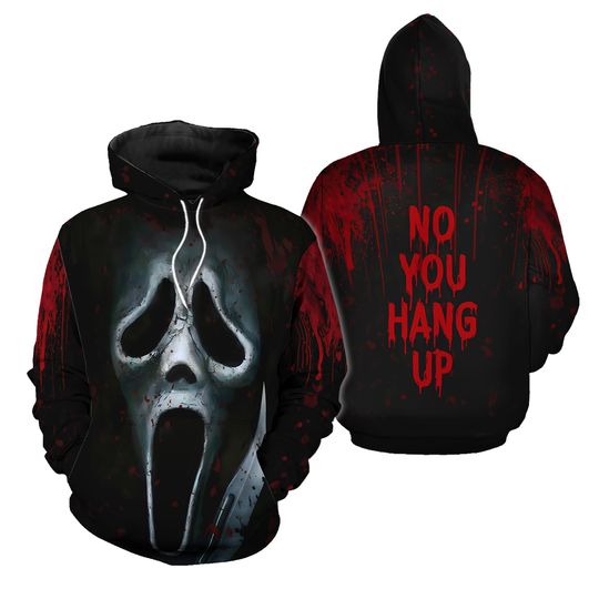 Discover Ghost Face 3D Hoodies, Scary Movie Gift