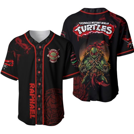 Discover Raphael teenage mutant ninja turtles baseball jersey